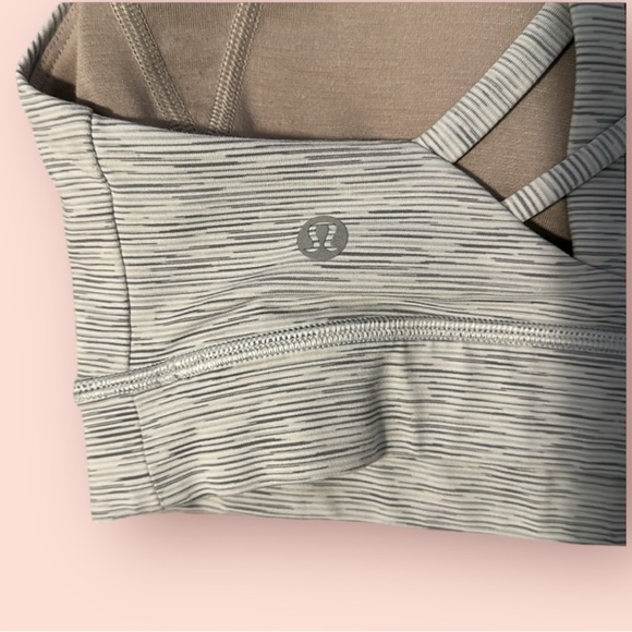 Lululemon Free To Be Elevated Bra Wee Are From Space Nimbus Battleship size 4 - Picture 5 of 6